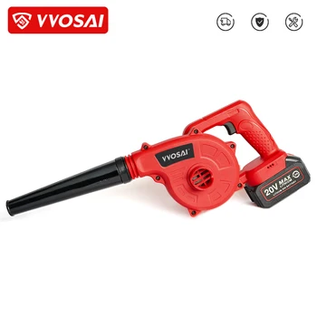 VVOSAI-20V 정원 무선 송풍기 진공 청소 공기 송풍기 먼지 제거 컴퓨터 수집기, 손 작동 전동 공구