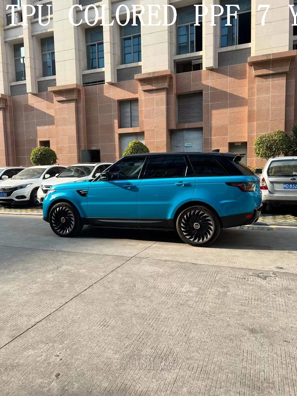 

High Tensile Strength TPU PPF Paint Protection Film Miami Blue Gloss-Wet-Adhesion for Luxury Seaplane & Performance EV