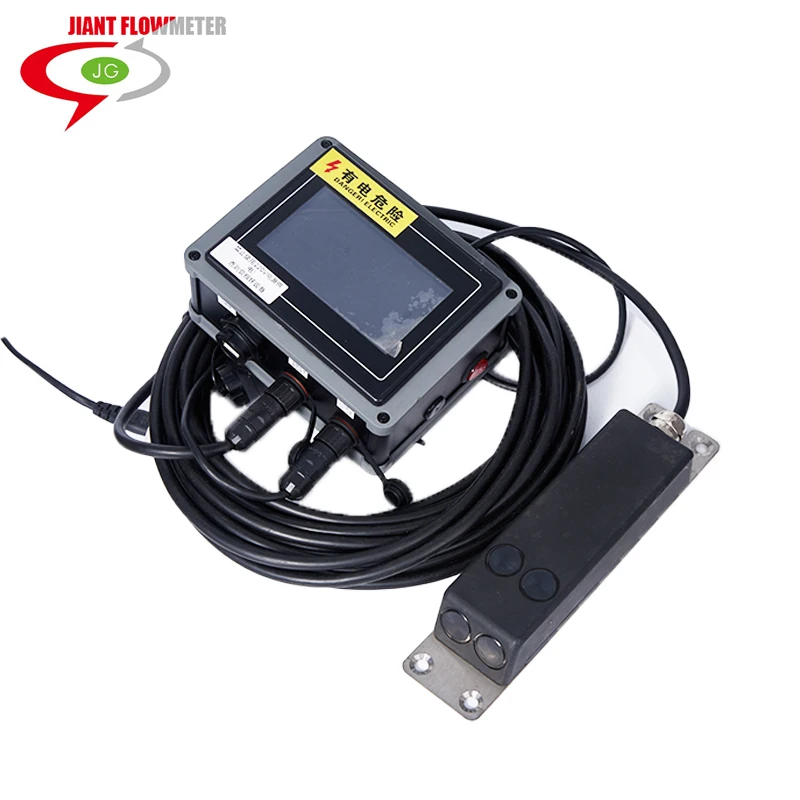 JIANT 15-300m Digital Flow Meter Ultrasonic Flow Meter with Data Logger