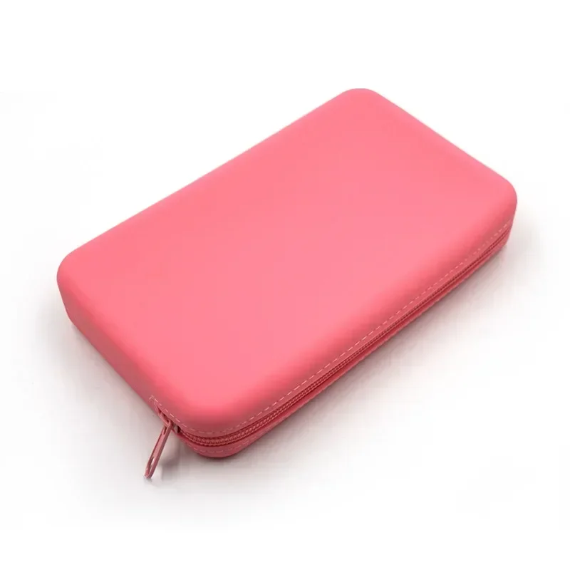 Women Large Capacity Waterproof Cosmetic Storage Bag with Square Silicone Makeup Brush Holder Case for Lady Girl