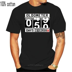 New Oldometer 50 Years Old Men's T-shirt, Funny Gag 50th Birthday, Fifty Years 18250 Days Age Odometer Design Men's Tee T Shirt