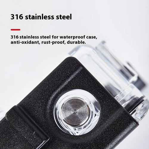 Imagen 2 del producto Funda impermeable para DJI Action 5 Pro/4/3, carcasa de buceo, mango de agarre de mano flotante, palo de Selfie antivaho para Action 5 Pro