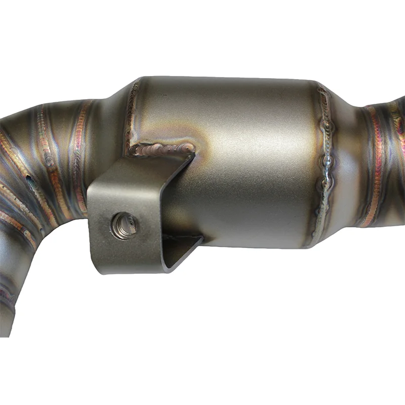 ل KTM 790 DUKE 2020-2022 دراجة نارية العادم الهروب أنظمة موتو الفولاذ المقاوم للصدأ منتصف وصلة الأنابيب ربط كاتم الصوت الأصلي #5