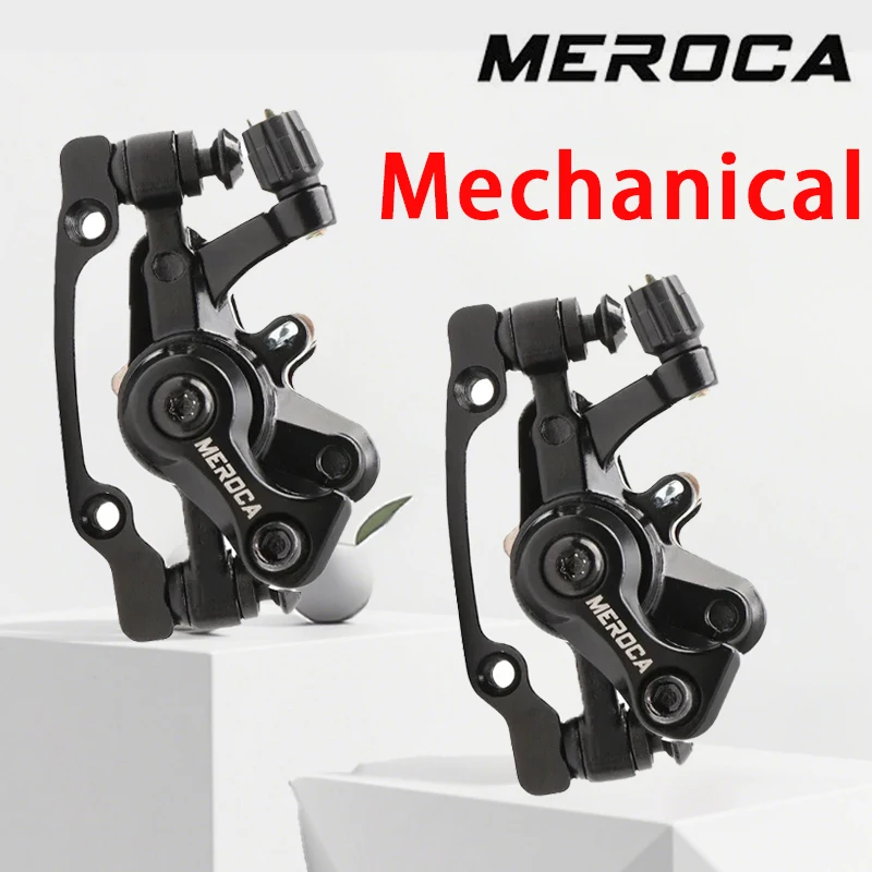 

MEROCA Mechanical Disc Brake Caliper Mtb Electric Bike Cable Brake Caliper Mechanical Bicycle Caliper Kit for Shimano Brompton