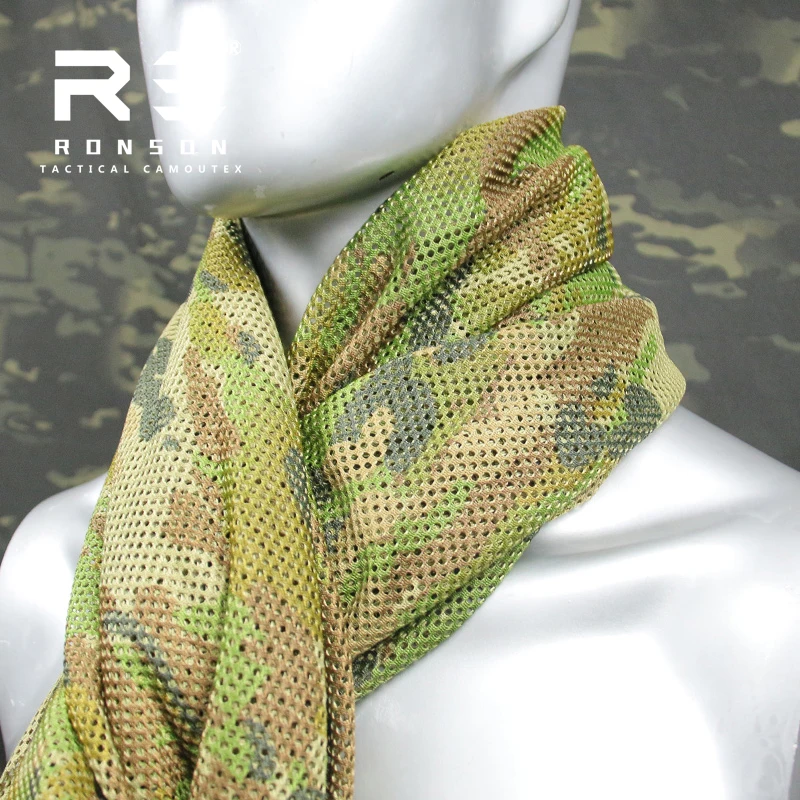 Mesh fabric 230gsm new Australia camouflage fabric tactical tricot fabric mesh for printed