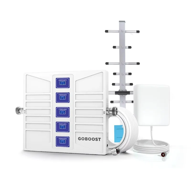 

5 Band Boosters Agc Amplifier 700 850 1700 1900 2600 MHz Mobile Five Band Network Booster signal Booster