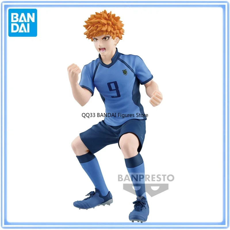 BANDAI Original Anime BLUE LOCK Rensuke Kunigami Character Action Model Desktop Decoration Hobbies Collectible
