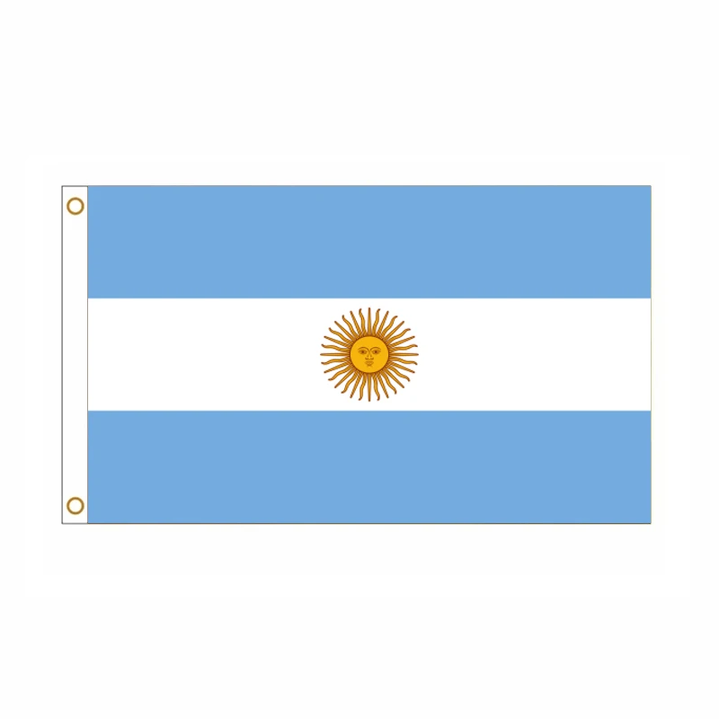 Bandera nacional República Argentina 90x150cm al por mayor - imagen 2