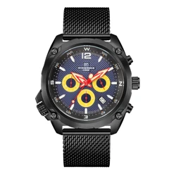 DD45mm VK63 Men Watch Chronograph Movt 316L SS Men Big Dial watches waterproof 5Bar Top Brand MYSTERIOUSCODE 2024 New Clock