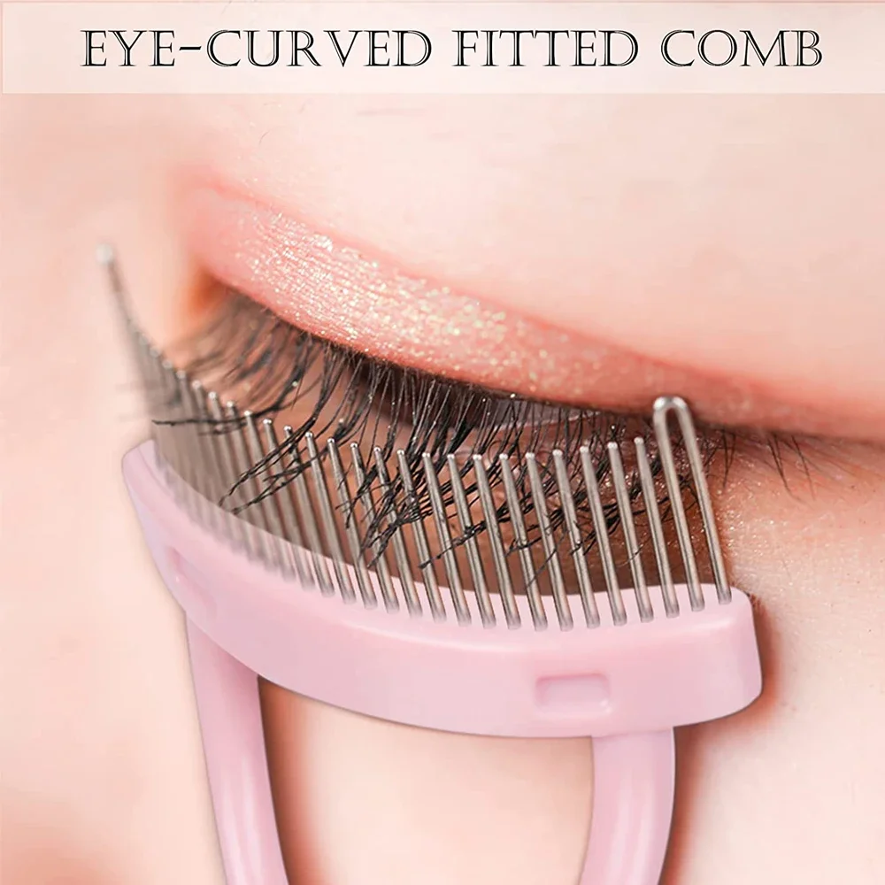 Sdotter zalotka makijaż Separator rzęs składana metalowa szczoteczka do rzęs grzebień tusz do rzęs Curl Lash Lifting kobiety DIY kosmetyki kosmetyczne