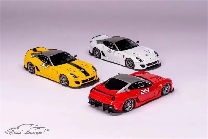 

Cars' Lounge 1:64 599XX Red #23 / White #2 / Yellow #97 Resin Model Car