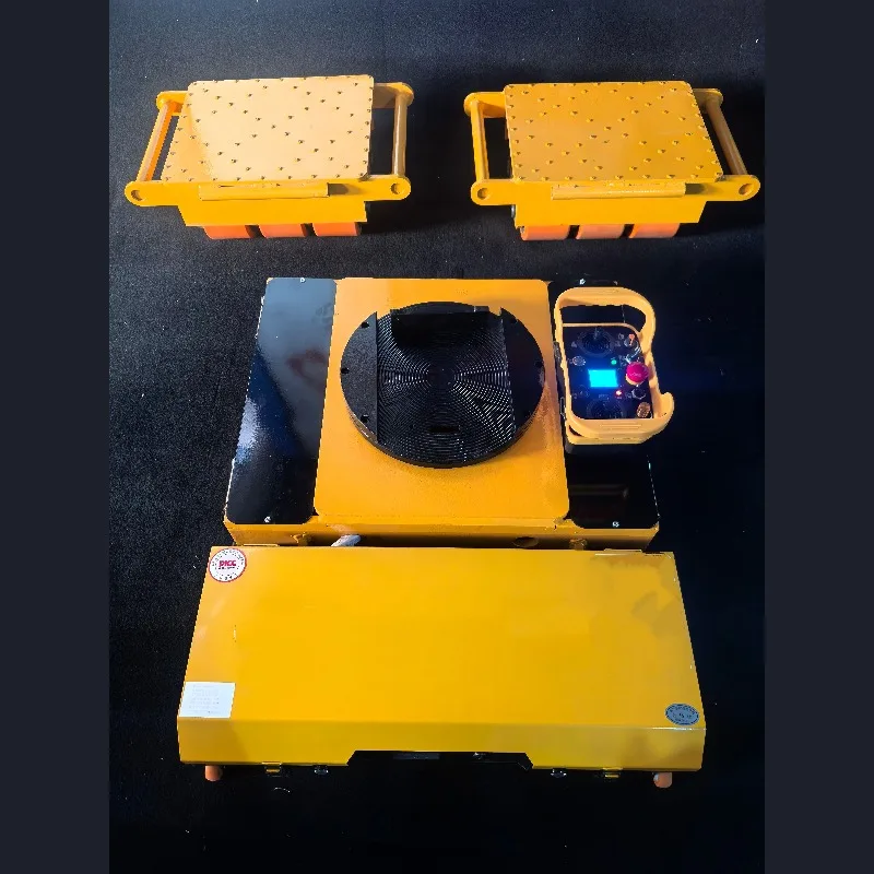 

Power Electric Tank Mover 20Ton Load 360 Steering Remote Transporter Lifting Roller Pallets Heavy Duty Industrial