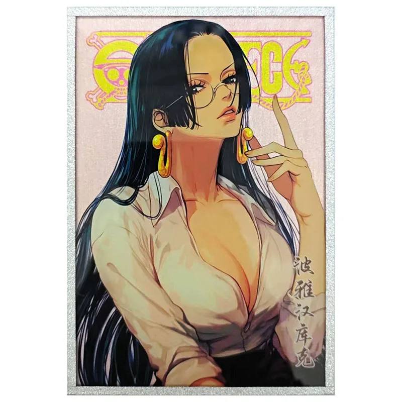 Anime ONE PIECE Rare SSP A6 Size Collectible Cards Robin Nami Reiju Ace Hancock Luffy Shanks Zoro Toys for boys Birthday Present