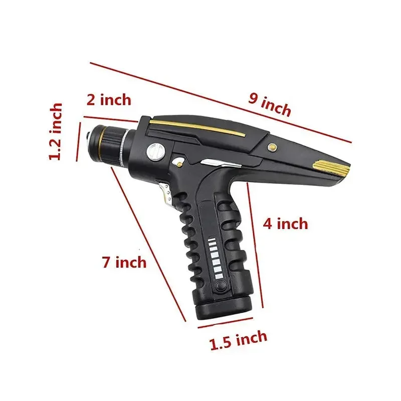 P-Jsmen Star Discovery Trek Starfleet Hand Phaser Gun Typ II Prop Resin Kit 1:1 Replik Cosplay Halloween Kostüm Accessor tomk