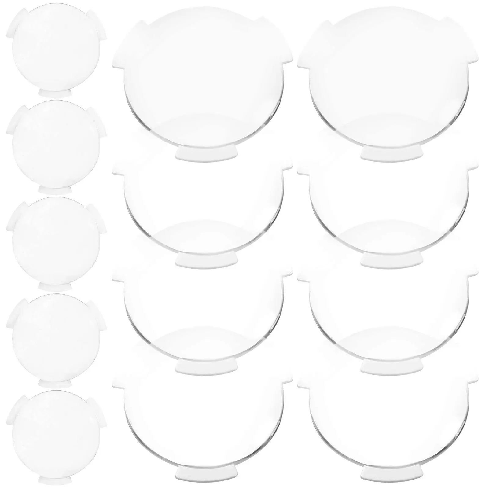 

20 Pcs VR Glasses Lenses 3D Accessories Plastic Eyeglasses Replacement Child VR 3D Lenses Virtual Reality Biconvex