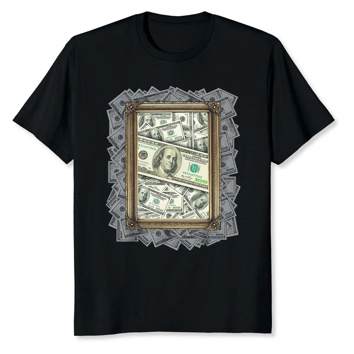 

NEW LIMITED 100 dollar bills, Funny money Best Gift Idea Tee T-Shirt S-3XL