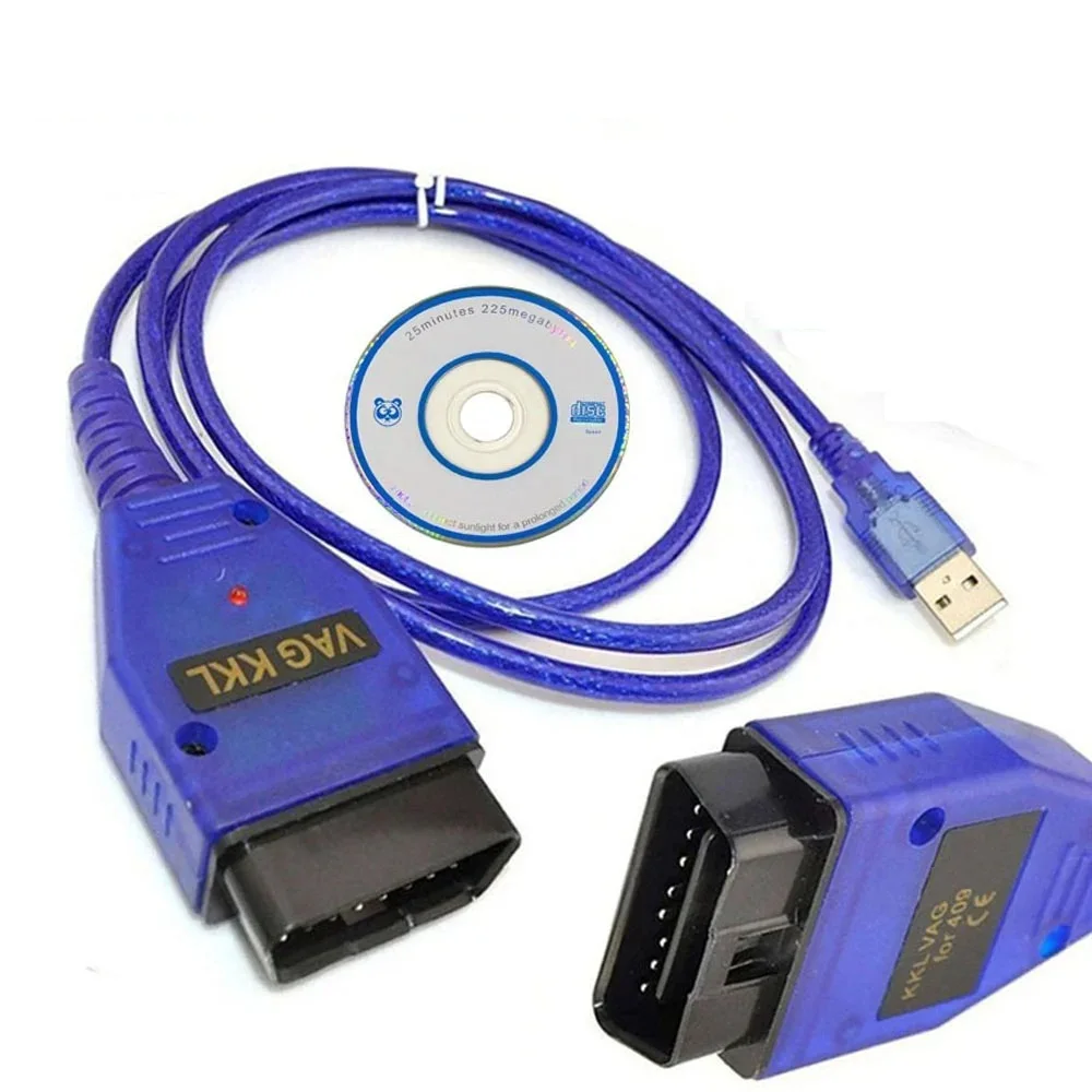 CH340 Chip For VAG KKL 409 OBD2 Scanner For VAG 409 KKL Diagnostic USB Interface 409.1 Cable Adapter For VAG Group