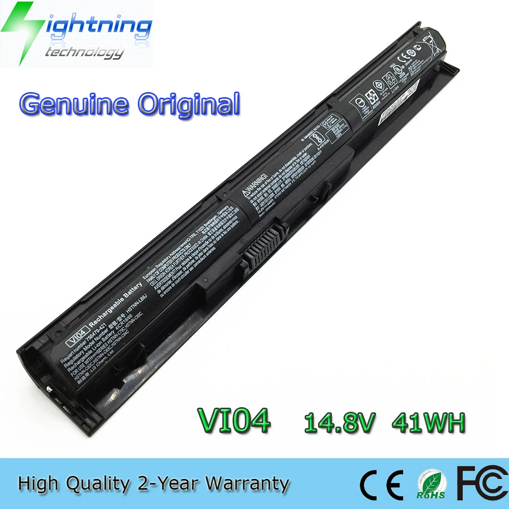 

VI04 14.8V 41Wh Laptop Battery for HP Envy Pavilion 14 15 17 ProBook 440 445 450 455 Series etc. etc.