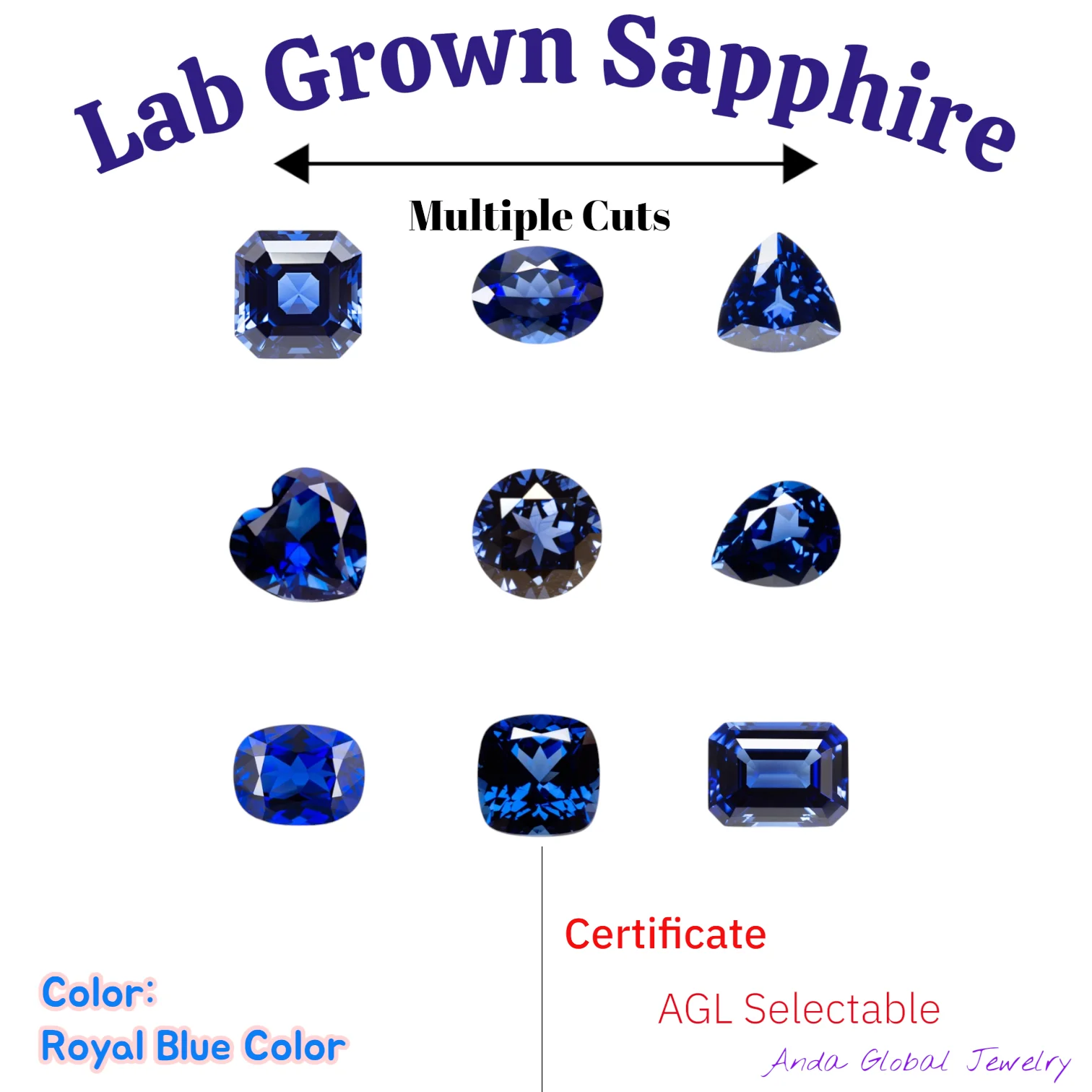 M-Lab Grown Sapphir… - image