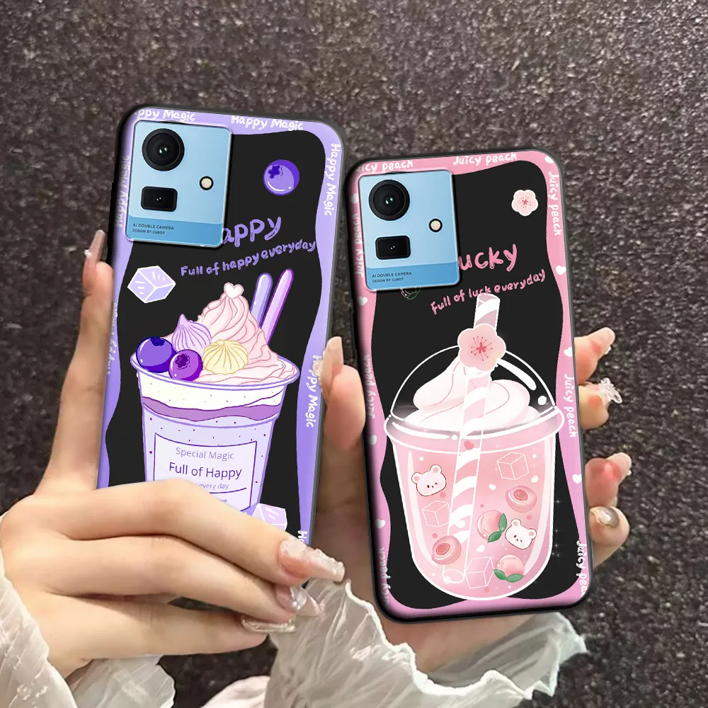 For Cubot Note 50 Case Cartoon Ice Cream Soft Silicon TPU Astronaut Pattern Phone Case For Cubot Note 50 Cute Back Cover Bumper