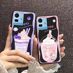 For Cubot Note 50 Case Cartoon Ice Cream Soft Silicon TPU Astronaut Pattern Phone Case For Cubot Note 50 Cute Back Cover Bumper