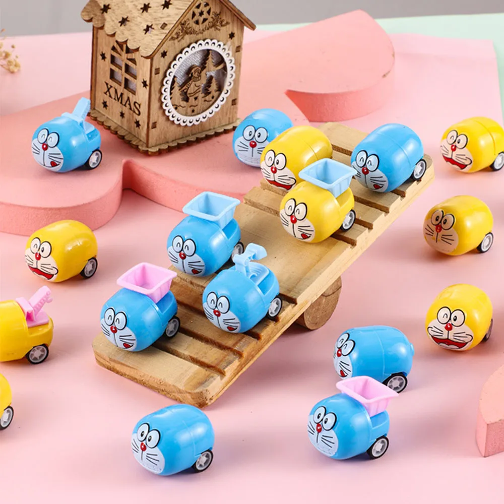 

12Pcs Novelty Cartoon Animal Pull Back Car Children Inertia Mini Car Gift Small Toy Kids Birthday Party Favors Pinata Fillers