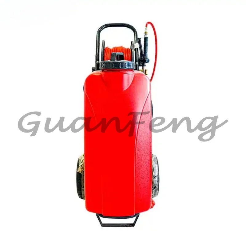 Agricultural Hand Push High Quality Portable Battery Pressure Pump Watering Electric Sprayer  with Wheels