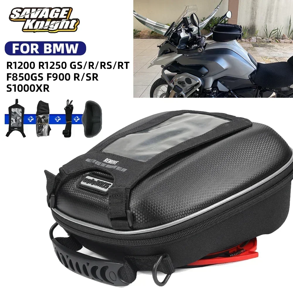 For BMW R1200GS R1250GS F750GS F850GS R1200 R1250 R/RS/RT F900 R/XR Tank Bag Luggage Tanklock Racing Motorcycle Tank Front Bag