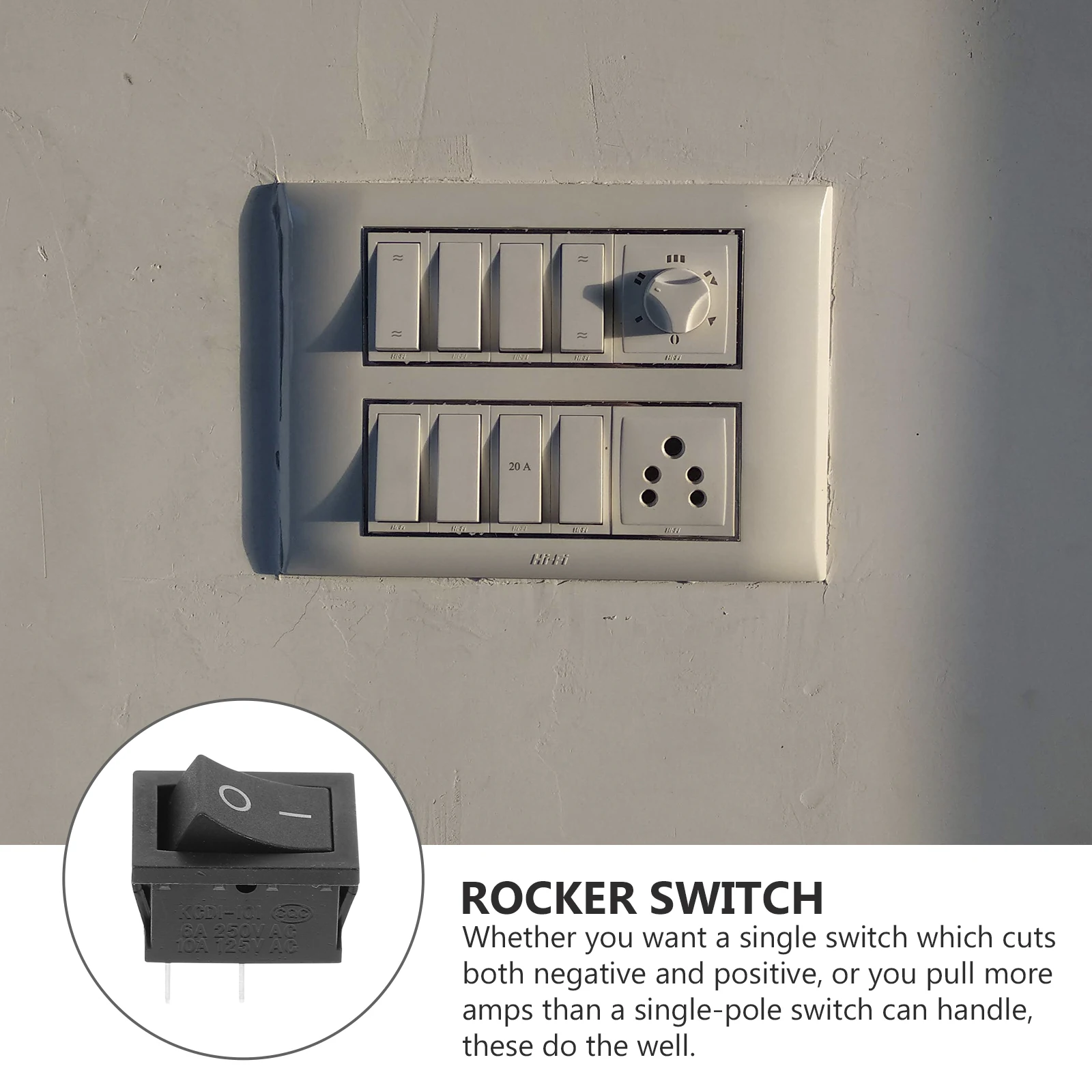 

10pcs 2Pin Boat Toggle Switch Black Rocker Mini Push Button For Led Strips Bulbs Student Projects Auto Car Insulated Safe