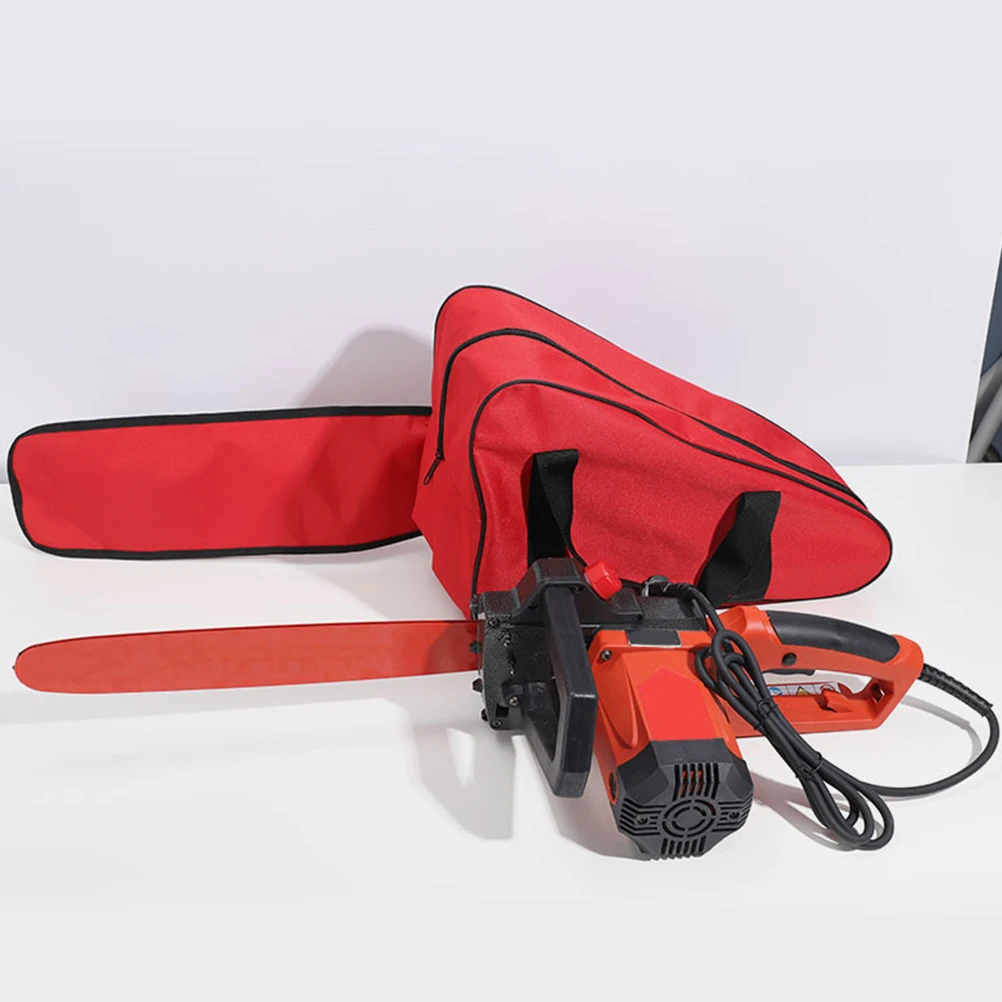 

Chainsaw Storage Bag Red Portable Tote Carry Case Water Resistant Dust Proof Versatile Electric Saw Pouch Tool Holder
