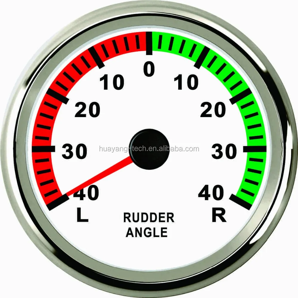 Indicador de ángulo del timón de 85 mm