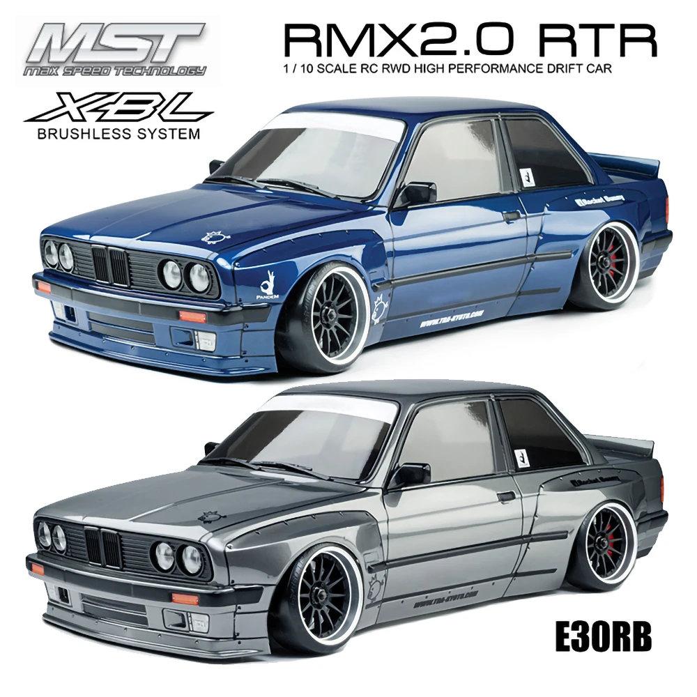 MST RMX 2.0 RTR E30RB 2.4GHz 1/10 RC รถควบคุมระยะไกล สำหรับผู้ใหญ่และเด็ก รถดริฟต์ไฟฟ้าที่น่าตื่นตาตื่นใจ