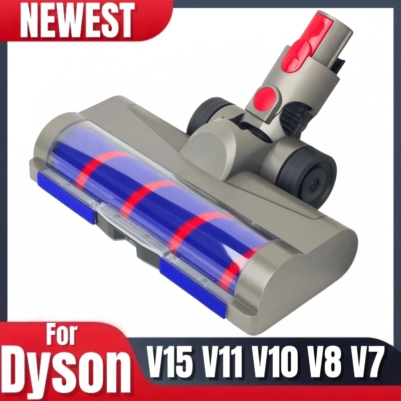 

V15 SV22 Vacuum Brush Head Compatible For Dyson V7 V8 V10 V11 V15 Vacuum Cleaner Quick Release Soft Roller Brush cordless vacuum