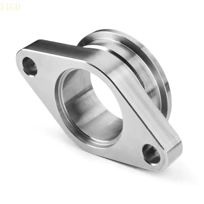 

y1gd 38mm to 38mm Steel V Flange Adapter Corrosion Resistant Flange Adapter 2 Bolt Flange Adapter for Vehicles Enthusiasts