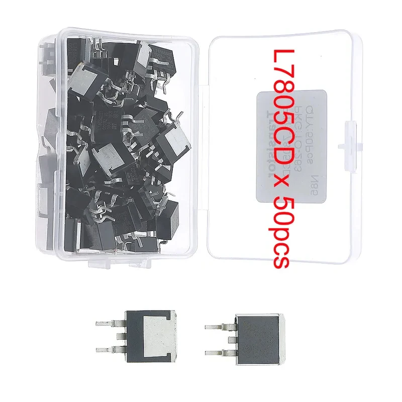 50pcs TO-263 Triode Transistor L7812 L7815 L7818 L7824 7905 LM317D L7805 L7806 7912 7915 7924 L7808 L7809CD