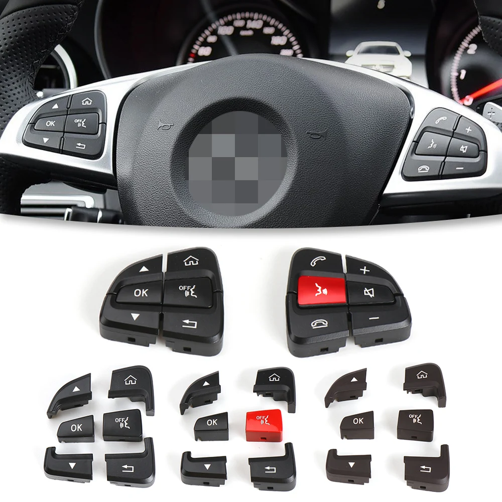 

0999050200 For Mercedes Benz C GLC Class W205 W253 2015-2021 Car Multi-Function Steering Wheel Control Switch Button Replacement