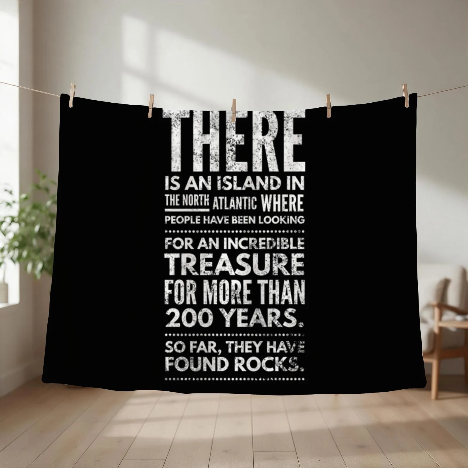 Oak Island T-ShirtThe Ballad of Oak Island Throw Blanket couch cozy soft plush fuzzy picnic outdoor blanket