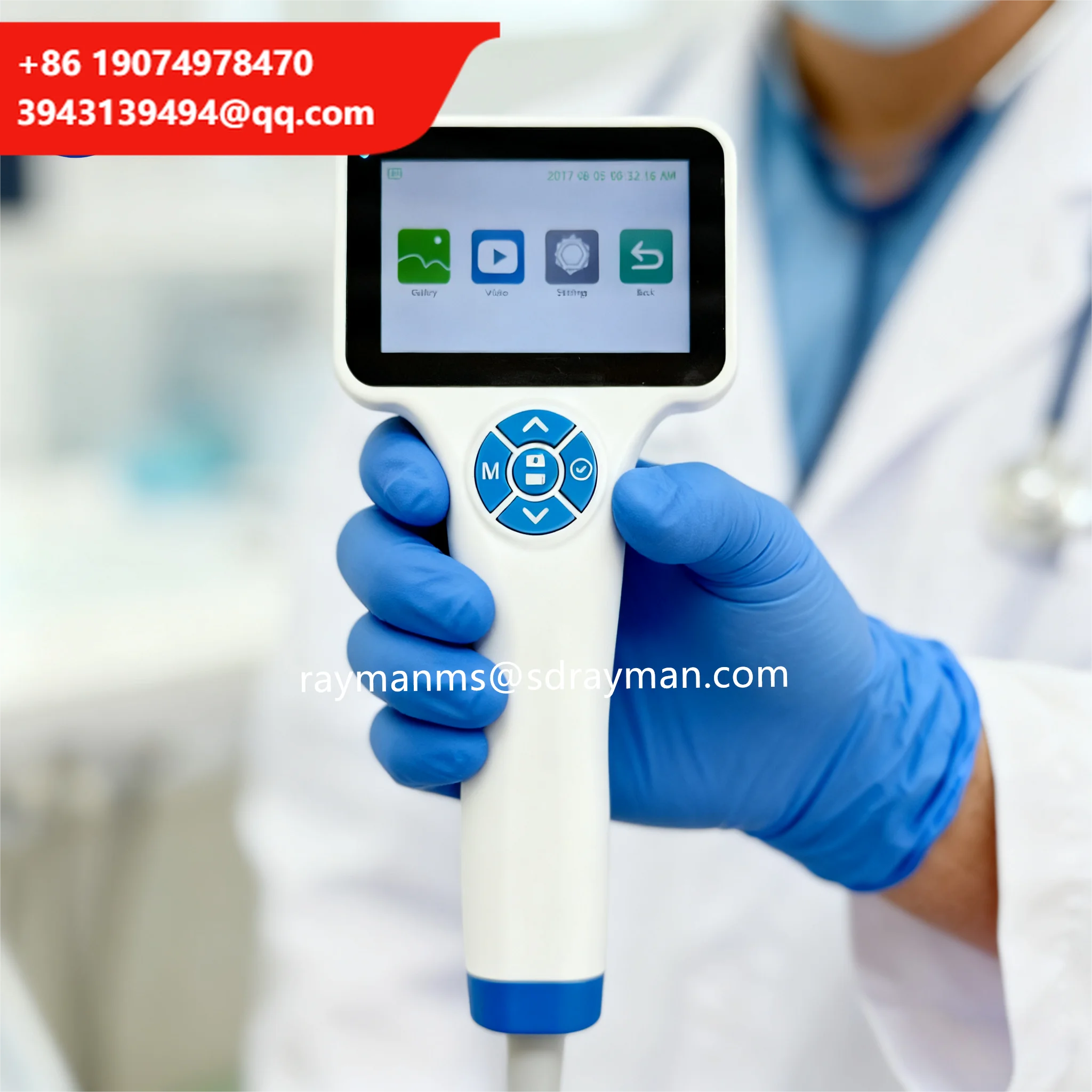 

Rechargeable Otoscope Ear Video Otolaryngoscope Ent Endoscopy Camera Ent Endoscopy Video Ent Endoscopy