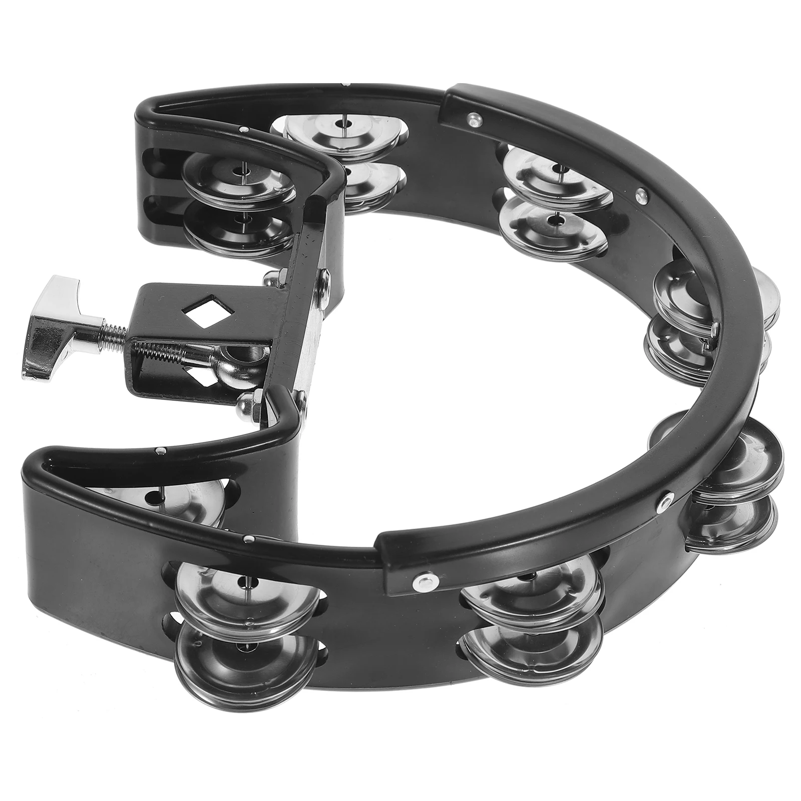 

Professional Handbell Durable Portable Percussion Instrument Beginner Tambourine Rhythm Bell Party Dance Shaking Bells Hand