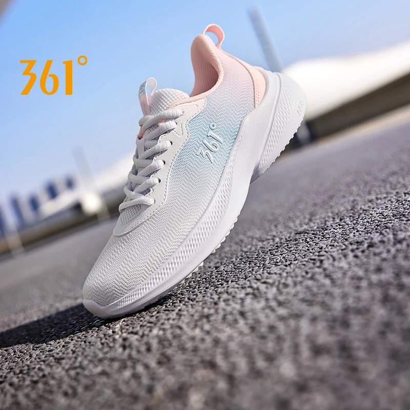 

361 Degrees Women Running Shoes Mesh Versatile Breathable Rebound Cushioning Comfortable Soft Jogging Female Sneaker 682522238F