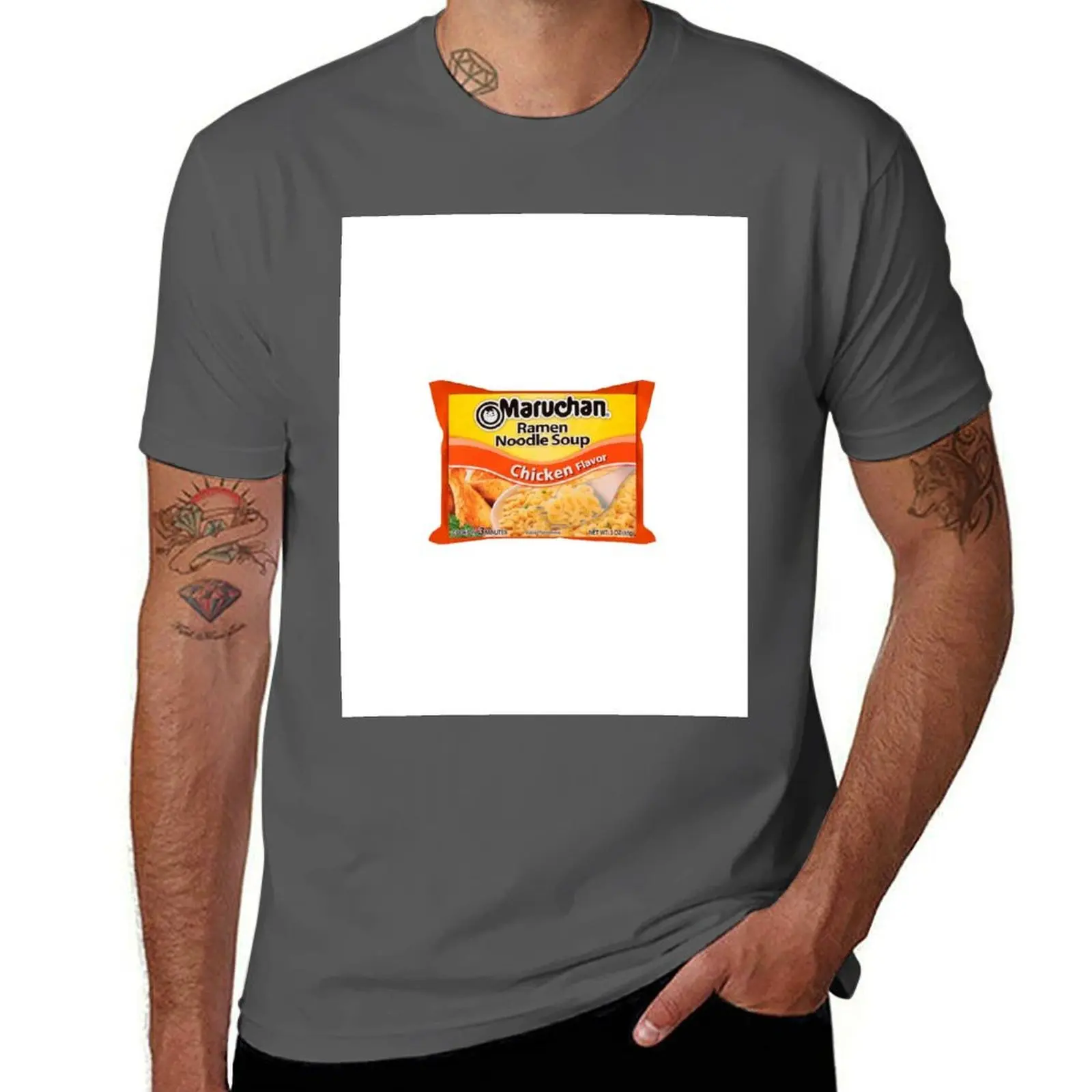 

Maruchan Ramen Chicken Flavor T-Shirt man t shirts cotton cotton tshirt 100% T-Shirt