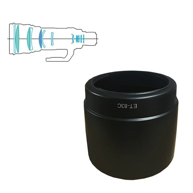 AB31-Foleto ET83C غطاء عدسة الكاميرا المحمولة ET-83C لكانون EF 100-400 مللي متر F/4.5-5.6L IS USM/ET-83C Foleto ET83C #6