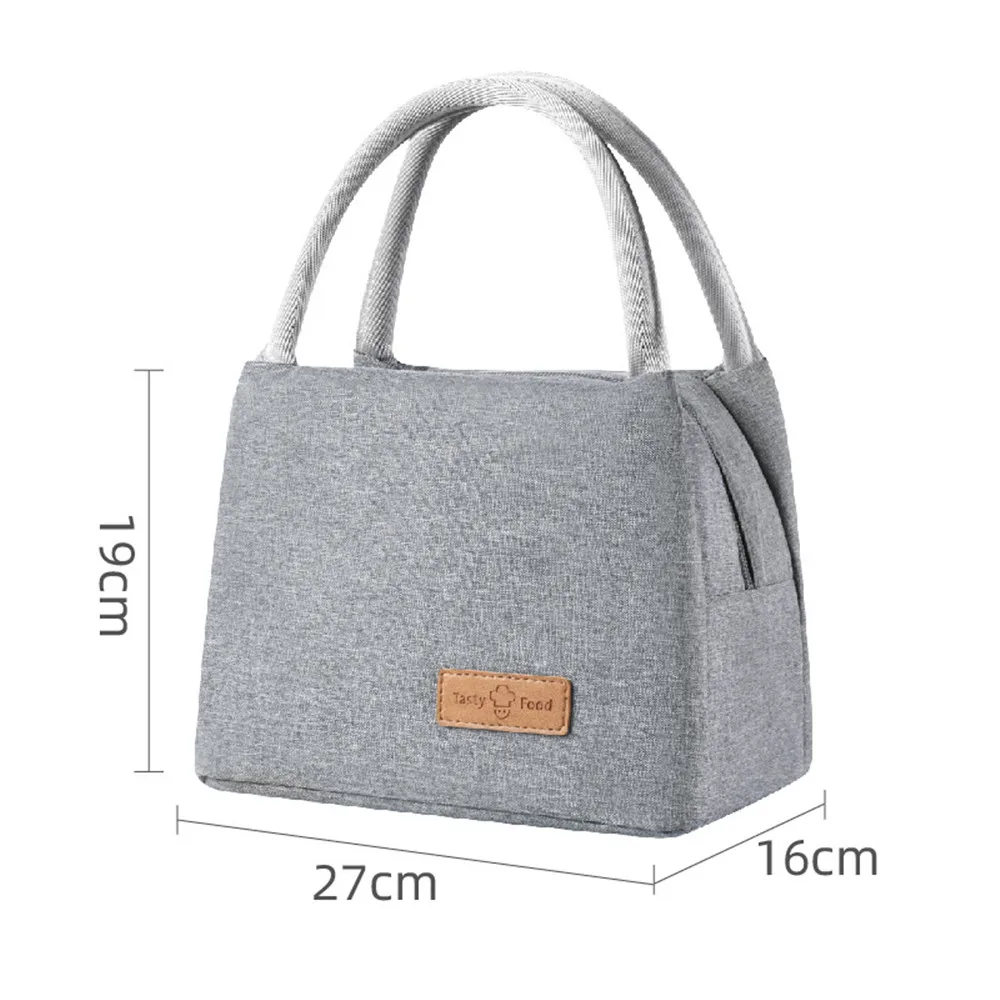 Portable Picnic Bag Lunch Bag Waterproof Thermal Insulated Lunch Box Bento Pouch Dinner Insulation Bag Thickened Fridge Bag