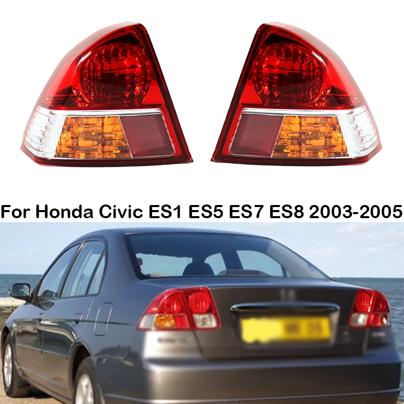 

For Honda Civic ES1 ES5 ES7 ES8 2003-2005 Outer Tail lamp Rear Light Tail Light Lamp Assembly Brake Lamp Without Bulb