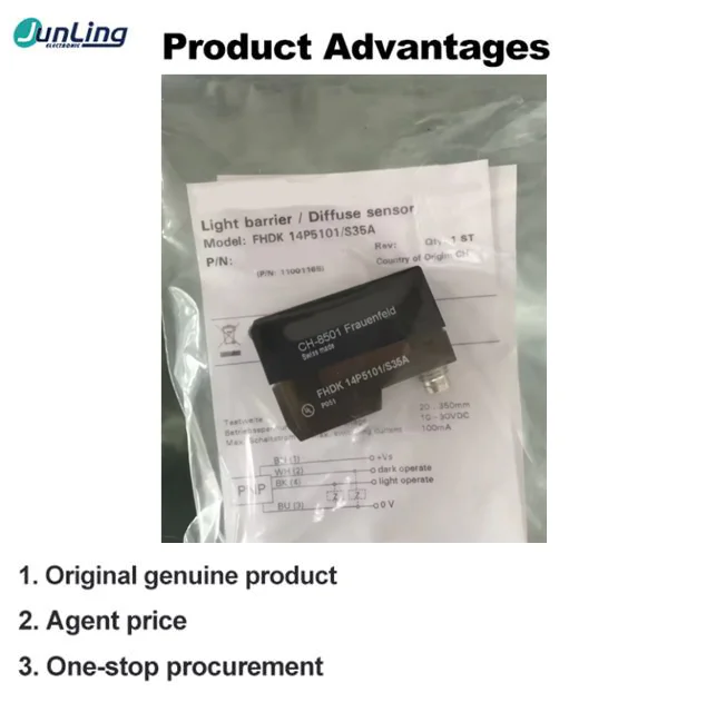 FHDK 14P5101/S35A Diffuse Reflection Photoelectric Sensor, Beam Sensor FHDK 14P5101/S35A