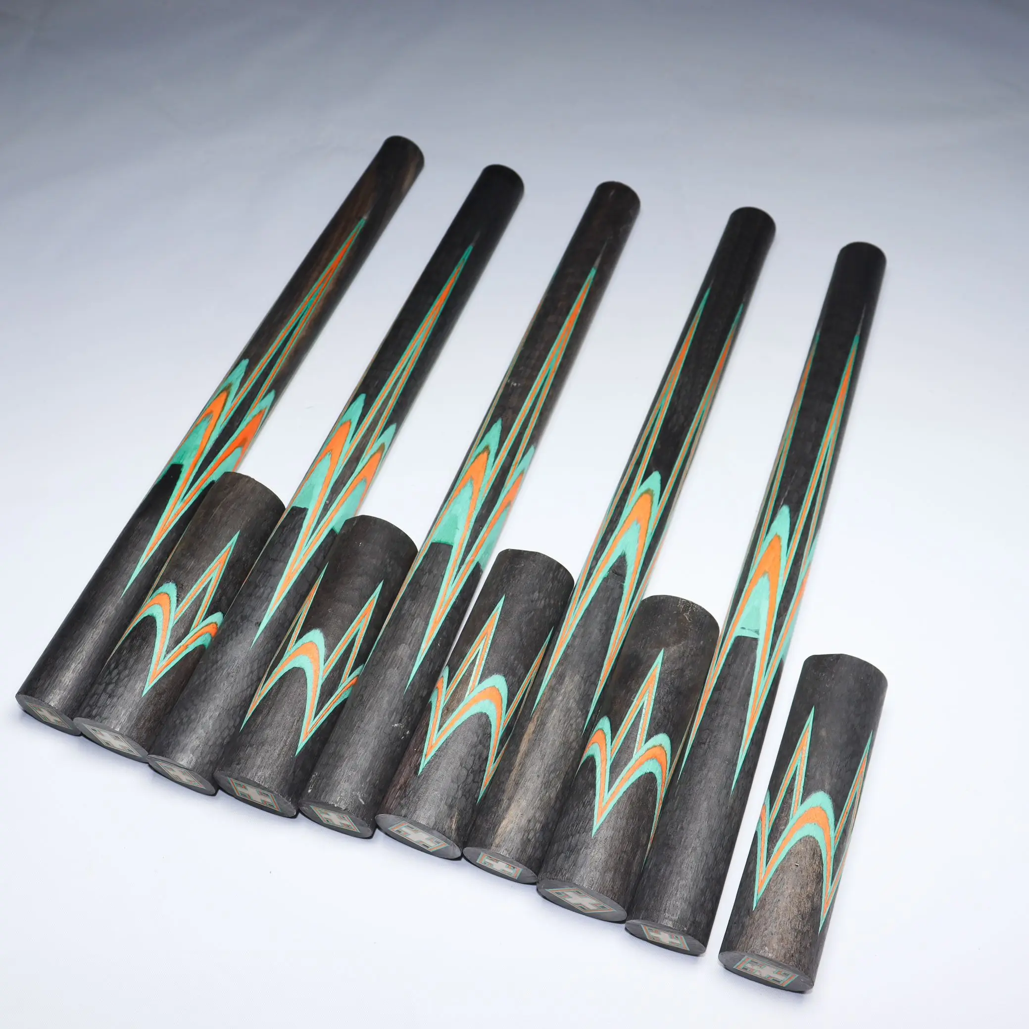 

Billiard Cue Parts Forearm Sleeve Set Quality Hand Made Craft Pool CUE 4 Pointed+4 Curve Spliced Style Nov-06