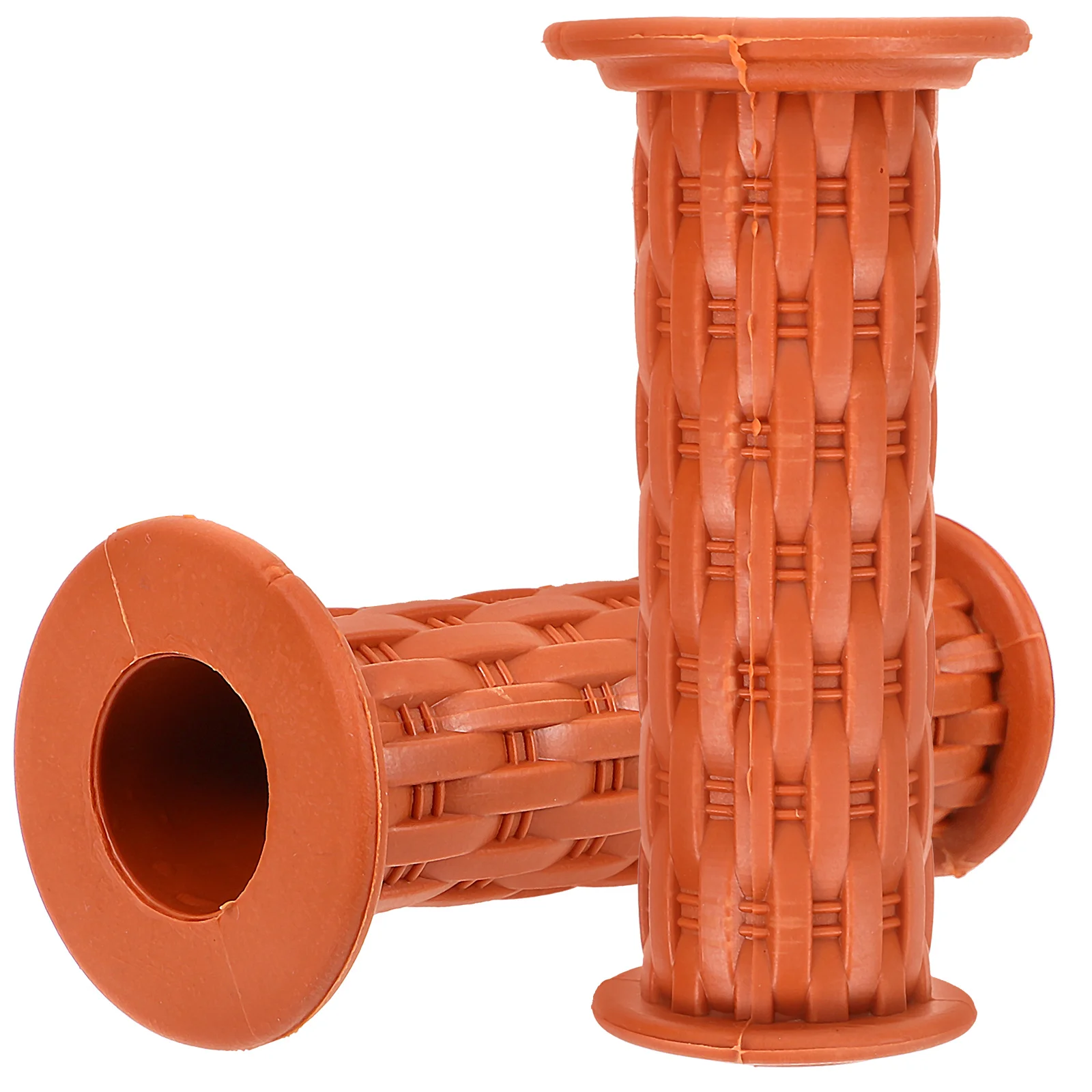 

1 Pair Bike Handlebar Grips For Children'S Bicycles Scooters Non-Slip Shockproof Handle Covers Outdoor Accessories Woven Design