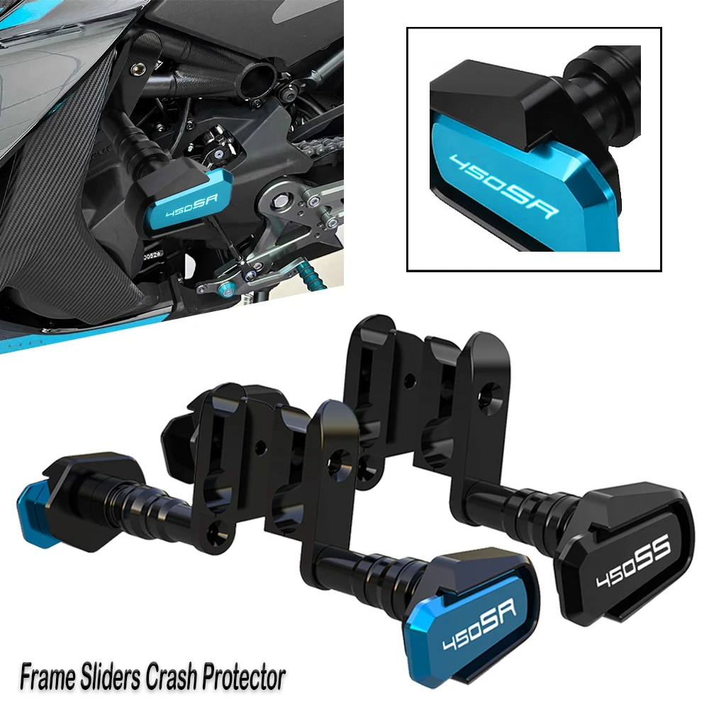 

FOR CFMOTO CF MOTO 450NK 450SR 450SS 450SRS 2022 - 2025 Engine Protection Cover Frame Sliders Crash Pad Falling Protector Guard