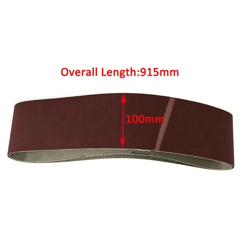 Sanding Belts 100 X 915mm DURABLE 4 X 36 Cloth Belt Sanders 40-1000 Grit Aluminum Oxide For Furniture Hardware Decoration Polish