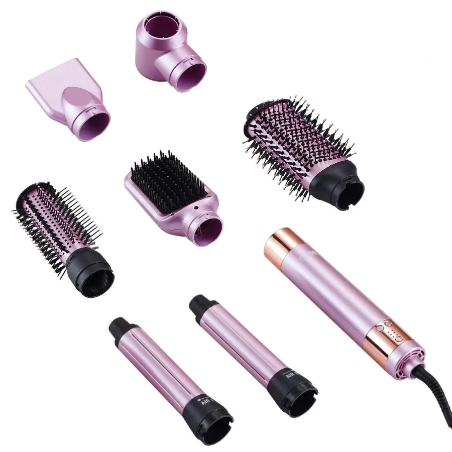 

Hair Dryer Brush 6in1 Multi Hair Styler for Volumizing Styling Curling